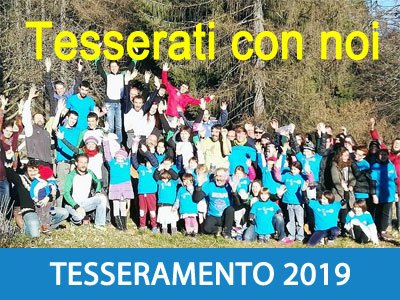 Tesserati con noi per la stagione di orienteering 2019